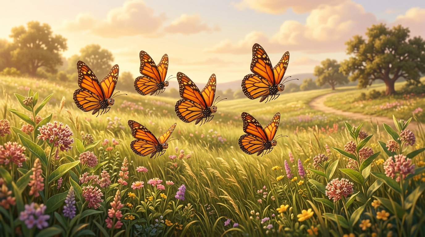 Monarchfalter – Tierwelt für Kinder